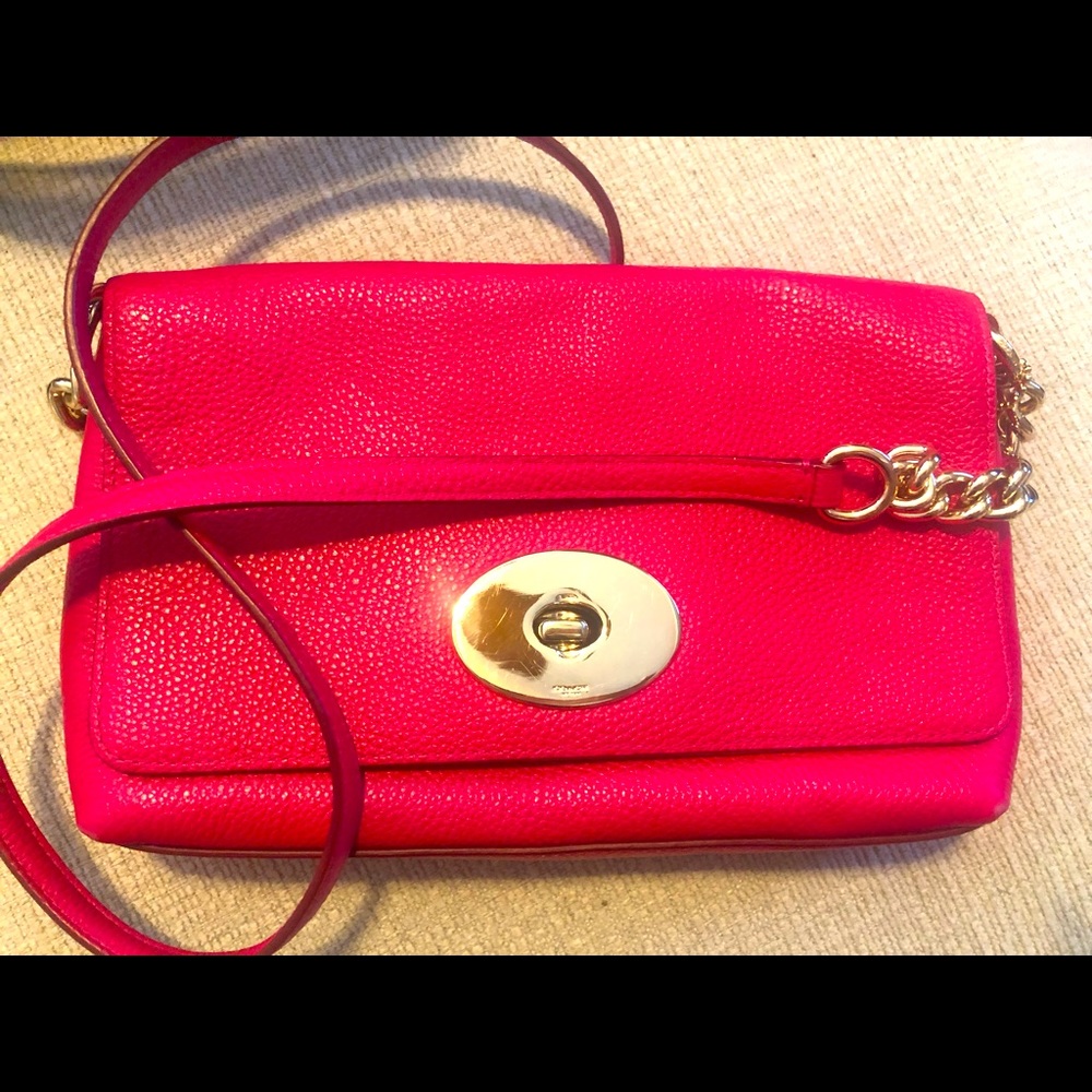 Fuchsia/pink Coach Bag